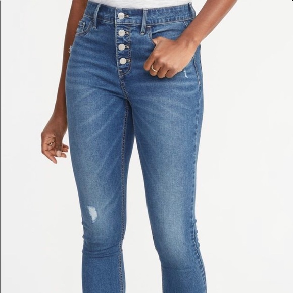 button fly jeans old navy